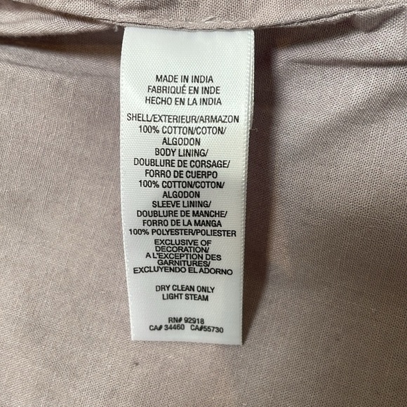 Juicy Couture Womens Drawstring Jacket Coat utility SMALL Lavender Gray Zipper - Picture 15 of 15